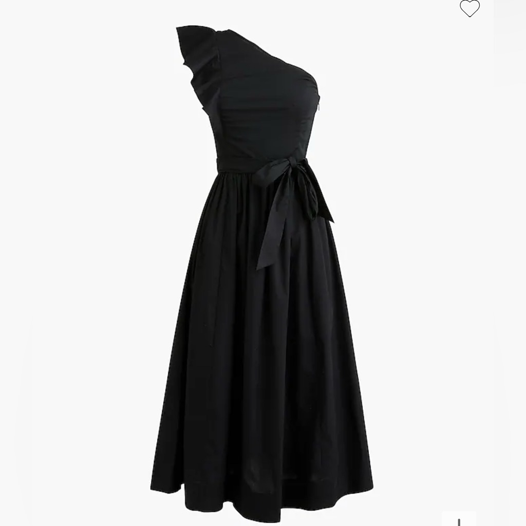 Nwt J Crew Factory One-Shoulder Mini Dress.